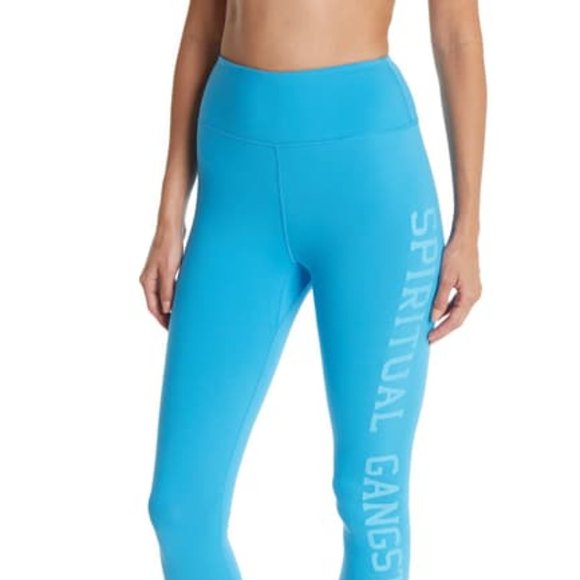 Spiritual Gangster Hi-Waist Side Logo Legging (PYM - Picture 3 of 4